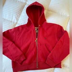Tommy Hilfiger cropped zip-up hoodie